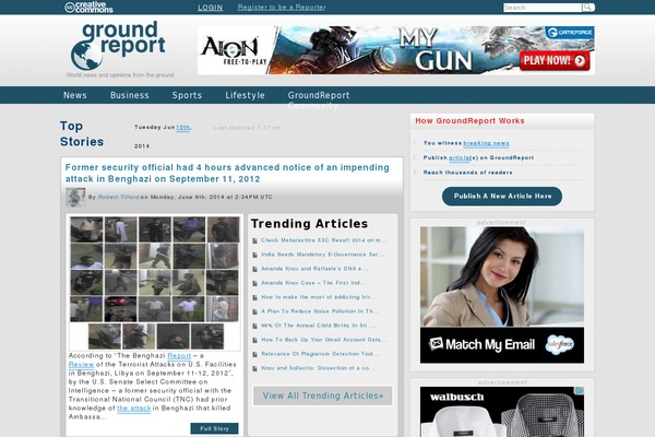 groundreport.com site used Bel-canto