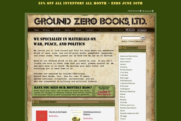 groundzerobooksltd.com site used Groundzero
