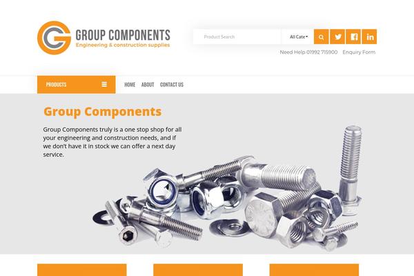 groupcomponents.com site used Bigbag