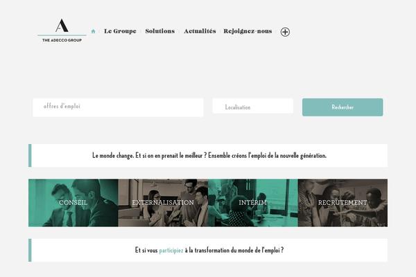 groupe-adecco-france.fr site used Adecco2015