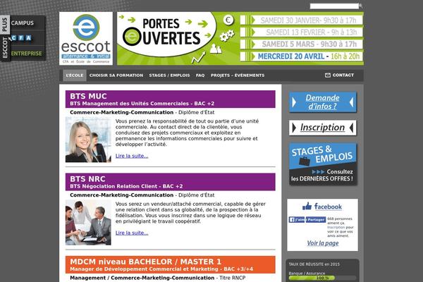 groupe-esccot.fr site used Esccot_alternance3
