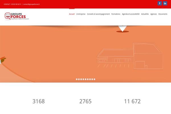 groupeforces.fr site used Groupeforces2016-theme