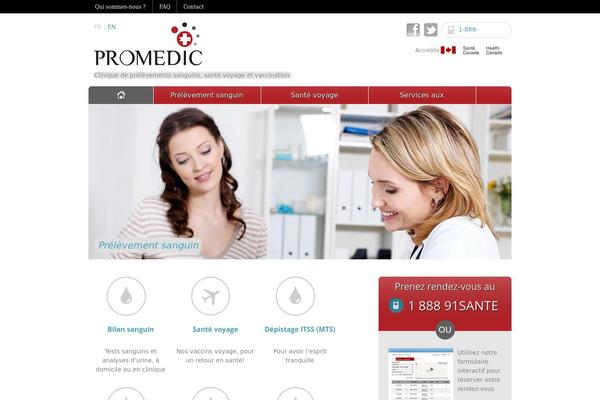 groupepromedic.ca site used Promedic-01