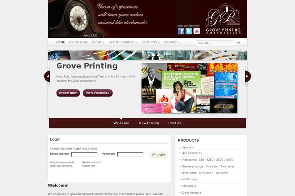 groveprinting.com site used Delegate