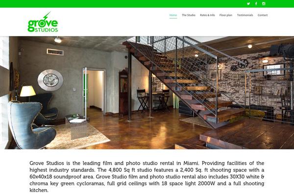 Dante theme site design template sample