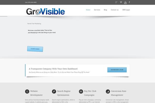 WordPress website example screenshot