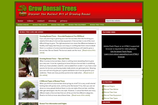 growbonsaitrees.net site used Revolution-church-v2.0
