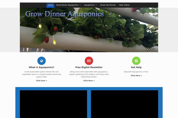 Vantage theme site design template sample
