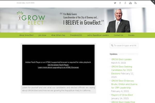 WordPress website example screenshot