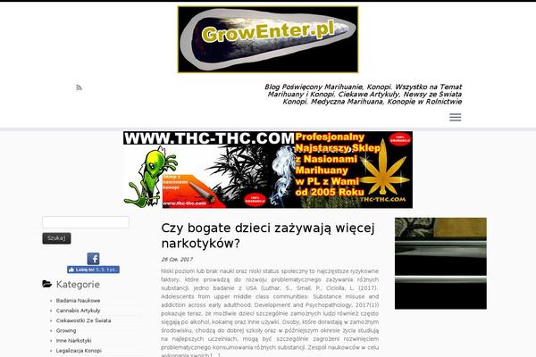 Customizr theme site design template sample