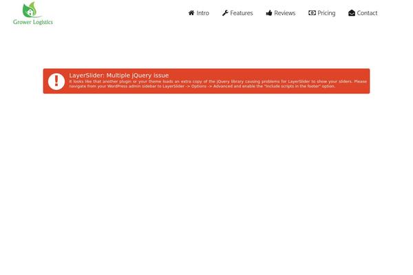 Site using LayerSlider plugin