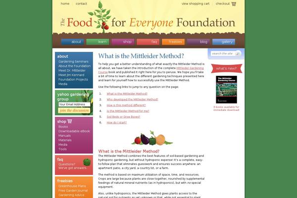 Foundation theme site design template sample