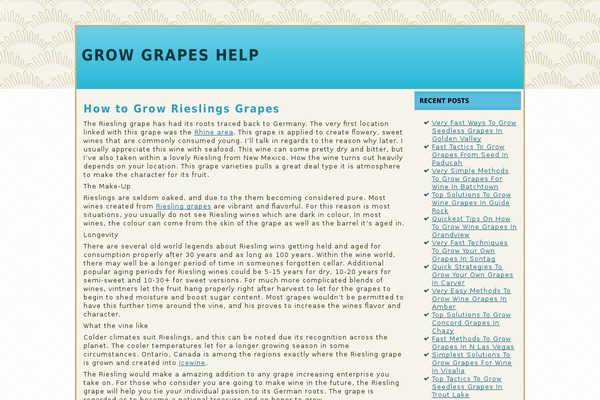 WordPress website example screenshot