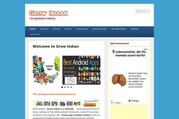 WordPress website example screenshot