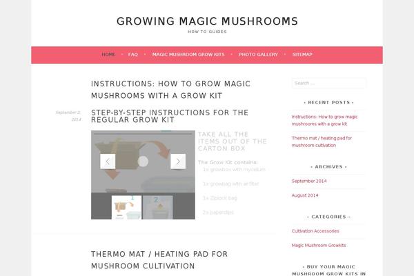 growing-mushrooms.info site used Sela
