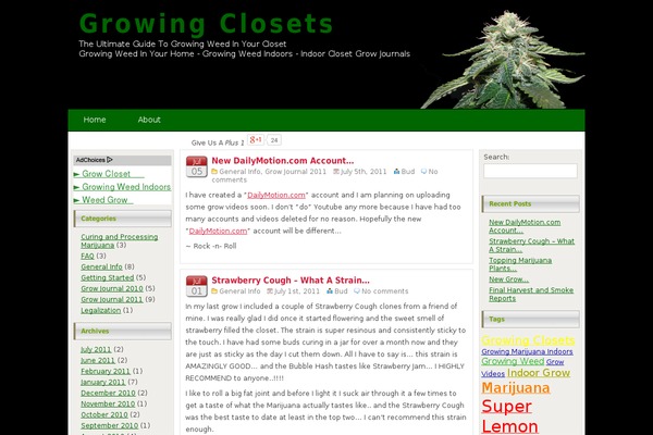 growingclosets.com site used Tm-beans