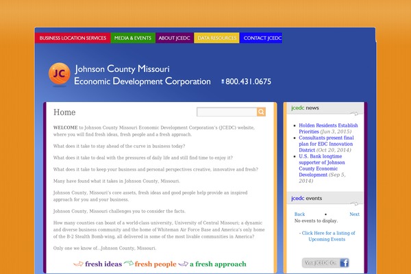 WordPress website example screenshot