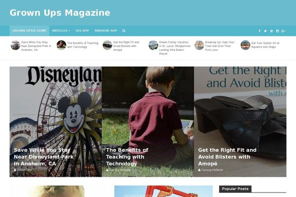 Herald-child theme site design template sample