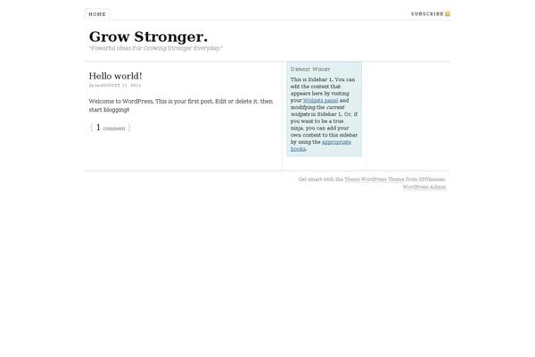 Thesis 1.8 theme site design template sample