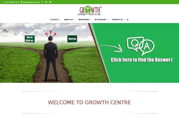 growthcentre.org site used Divi child