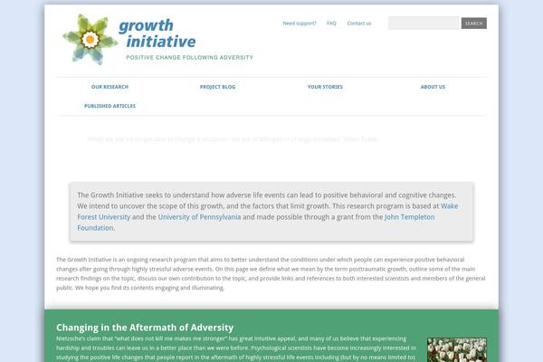growthinitiative.org site used Growth