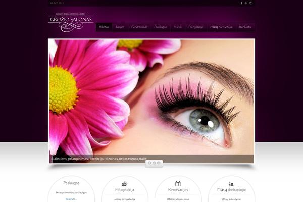 Bd_beauty theme site design template sample