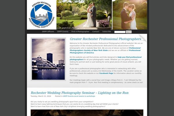 Prophoto4 theme site design template sample