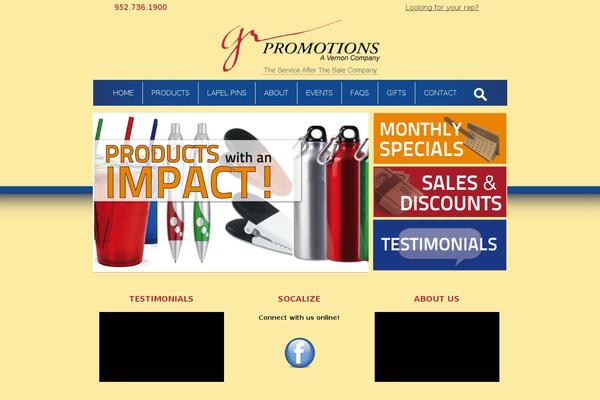 grpromotions.com site used Grpromotions