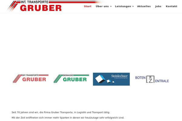 gruber-trans.at site used Logistic