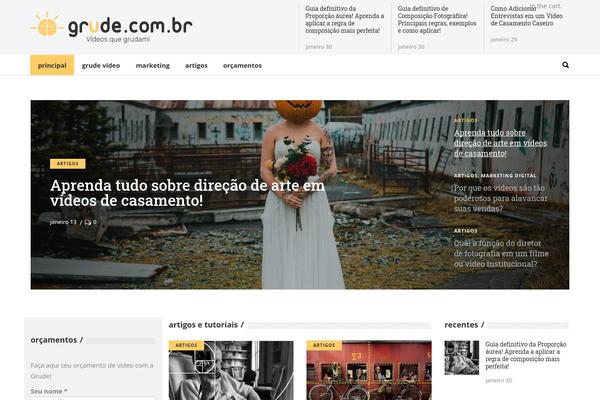 grude.com.br site used Hashmag
