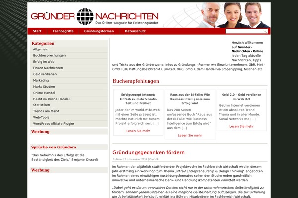 gruender-nachrichten-online.de site used Gruendernachrichten