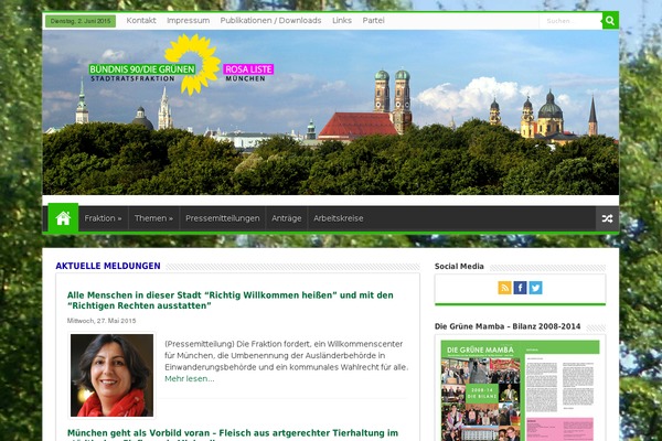 WordPress website example screenshot