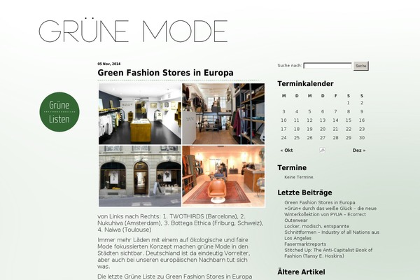 gruenemode.de site used Ferevens-a