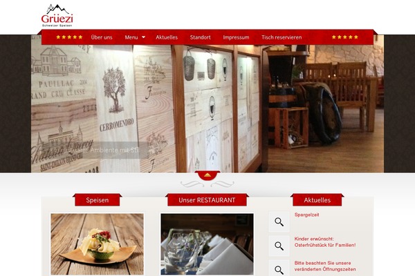 The Restaurant theme site design template sample