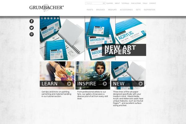 grumbacherart.com site used Grumbacher