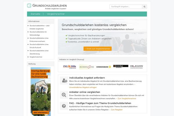 grundschulddarlehen.com site used Bootville Lite