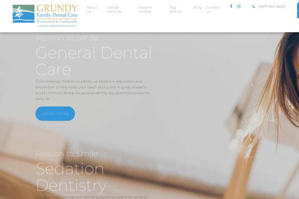 grundyfamilydentalcare.com site used Grundy