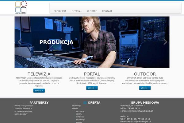 Customizr theme site design template sample