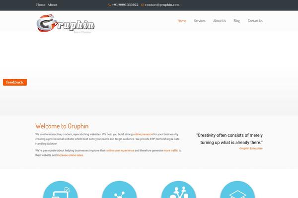 WordPress website example screenshot