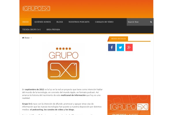 grupo5x1.com site used Lineza