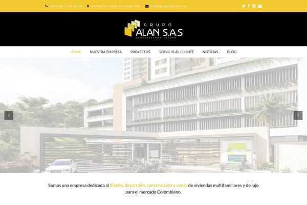 WordPress website example screenshot