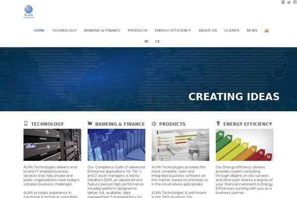 corp theme site design template sample