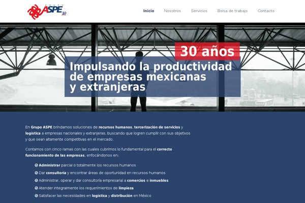 WordPress website example screenshot