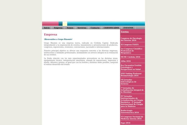 WordPress website example screenshot