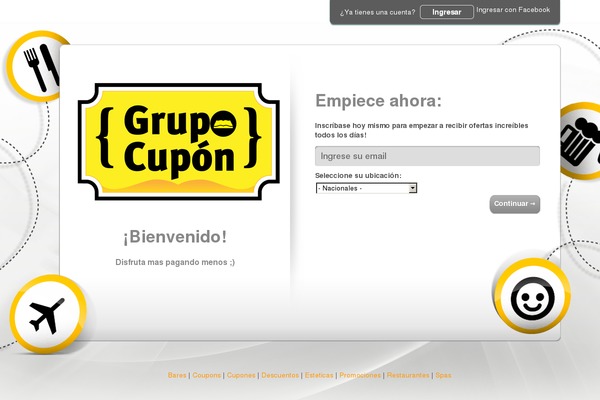 grupocupon.mx site used Premium-theme