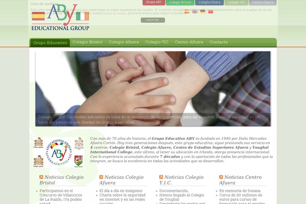 grupoeducativoaby.es site used Typo-child