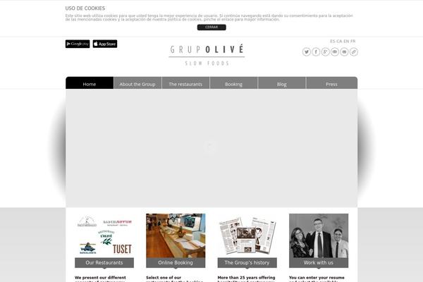 Olive theme site design template sample