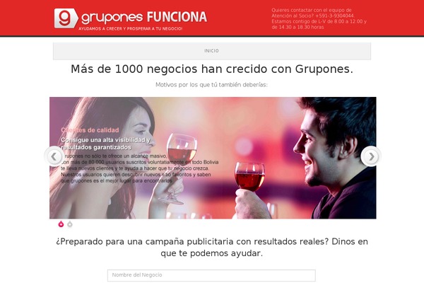 gruponesfunciona.com site used Simple’n’Bright