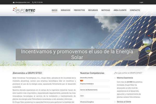 grupositec.com site used The7