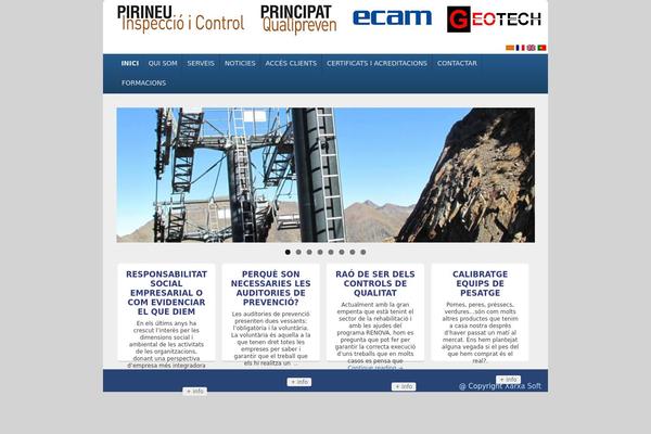 Catch Box theme site design template sample